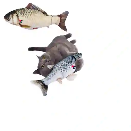 Juguete Pez Con Movimiento Para Mascotas Yu30cm