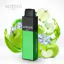 Vape Desechable Kros Mini 4.000 Puffs Sour Apple Ice 5% Nic.