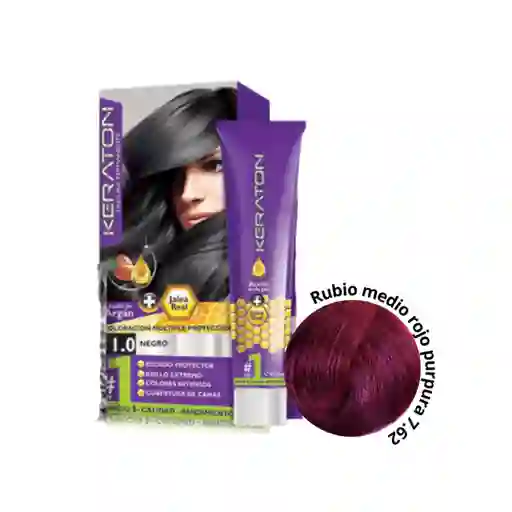 Tinte Rubio Medio Rojo Purpura Keraton 7.62