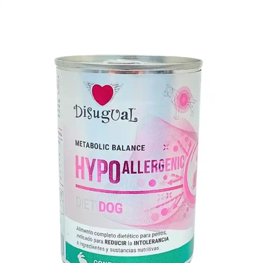 Disugual Dog Hipoallergenic Diet - Conejo Lata Por 400 Gr