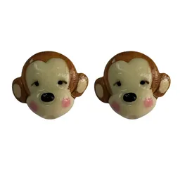Aretes Monos Topitos Irrompibles Artesanales Antialérgico