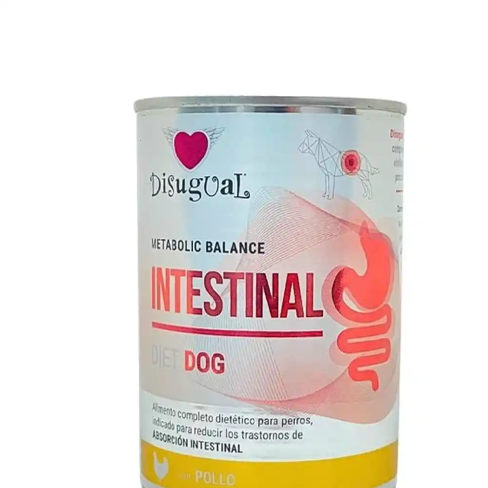 Disugual Dog Intestinal Diet - Pollo Lata Por 400 Gr