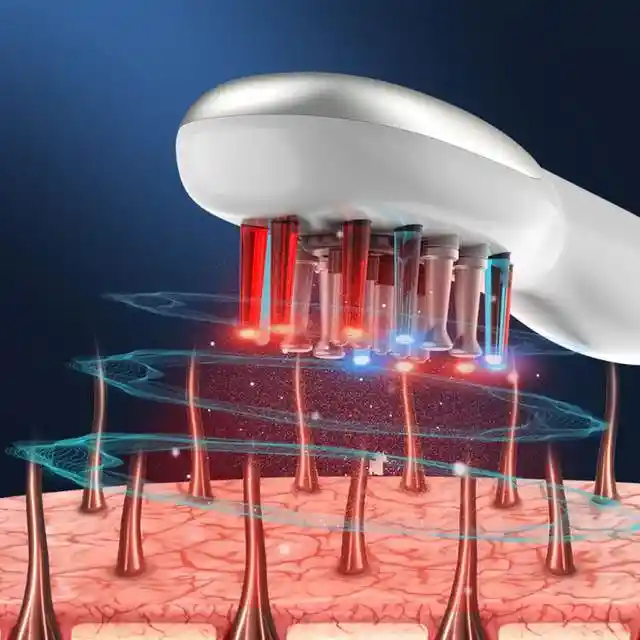 Peine Láser Para El Crecimiento Del Cabello, Terapia De Luz
