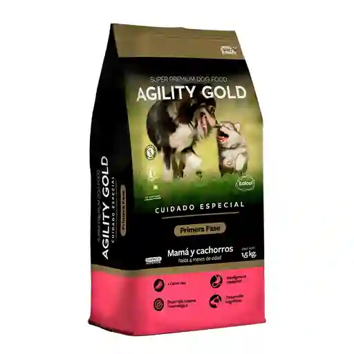 Agility Gold Primera Fase Mamá Y Cachorros 1.5 Kg