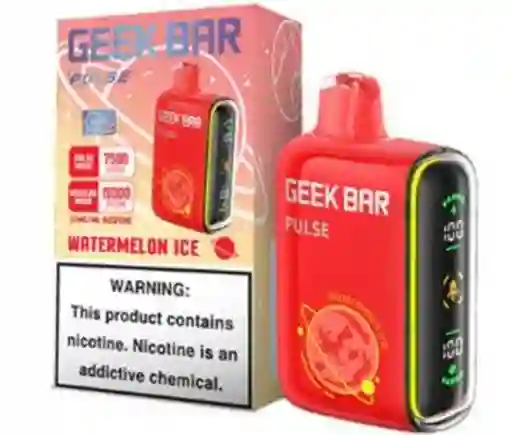 Vape Desechable Geek Bar Pulse 15.000 Puffs Watermelon Ice 5% Nic.