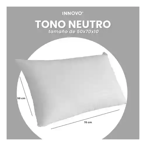 Almohada Confort Siliconado Acolchada Innovo