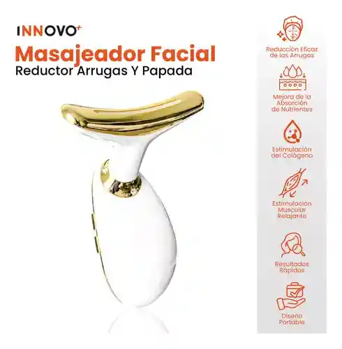 Masajeador De Yoga Fácil Reductor Papada Perfila Rostro Reduce Flacidez Recargable Innovo