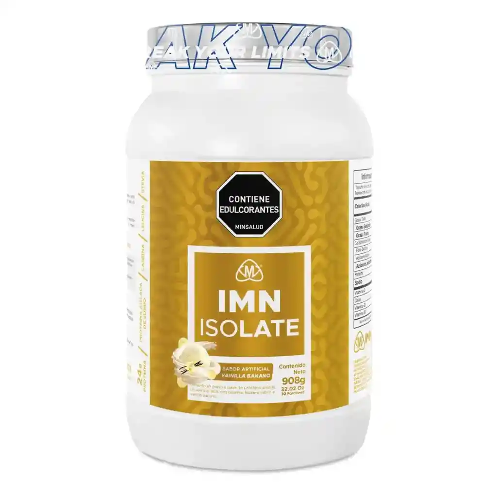 Proteína Iso Whey Isolate 2 Libras Imn Vainilla Banano