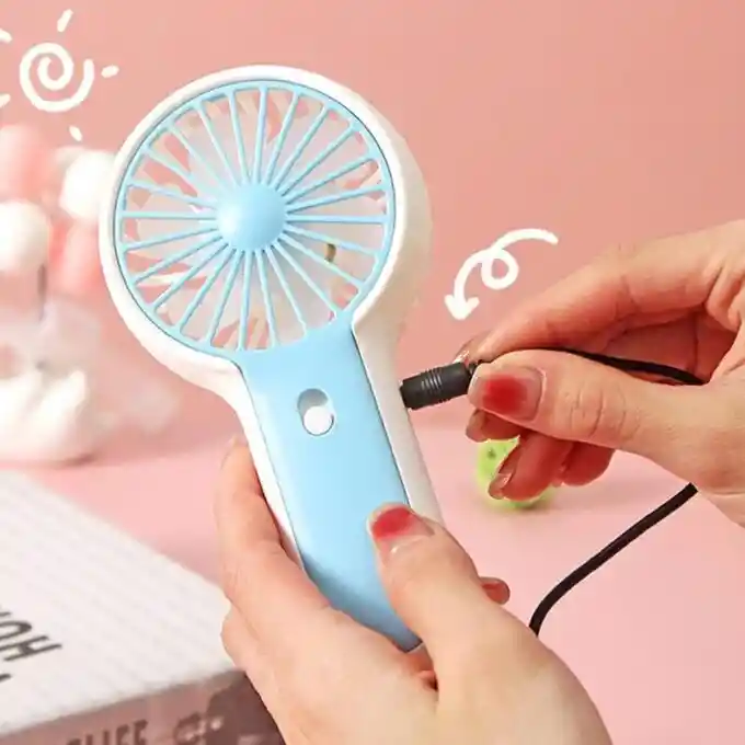 Mini Ventilador Portatil Recargable Aireador De Mano Fk15-83