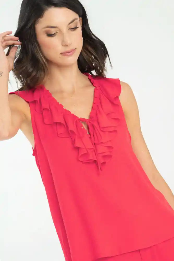 Blusa Maison Color Rosado Candy Talla S