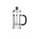Cafetera Prensa Francesa 600ml En Vidrio - Color Plata