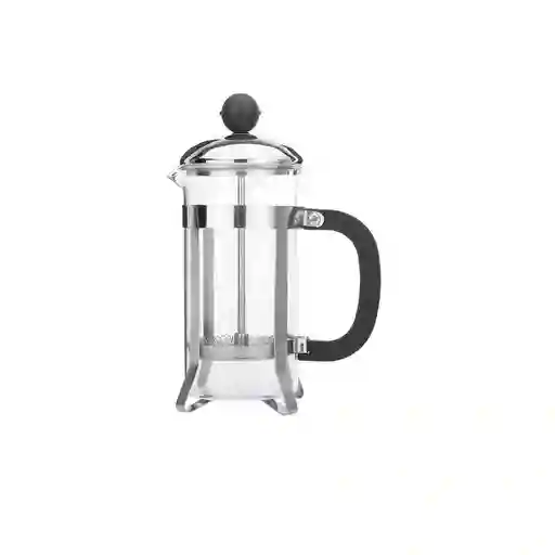 Cafetera Prensa Francesa 600ml En Vidrio - Color Plata