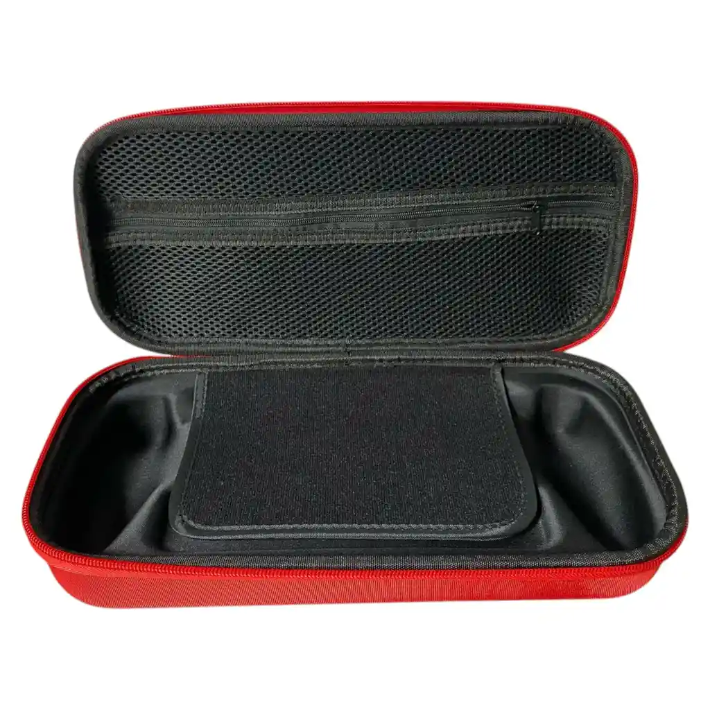 Estuche Rojo + Acrilico + Vidrio Para Playstation Portal Ps Portal