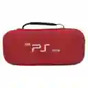 Estuche Rojo + Acrilico + Vidrio Para Playstation Portal Ps Portal