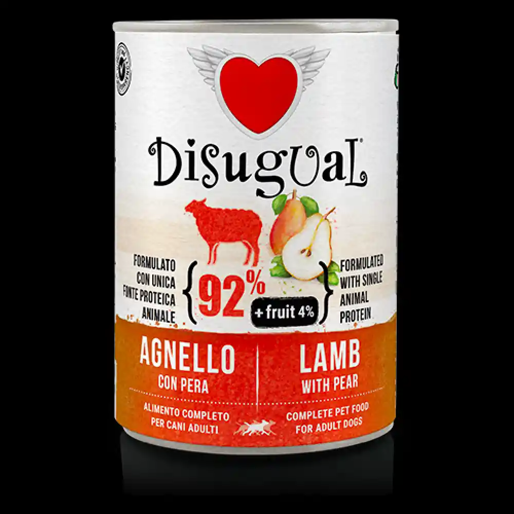 Disugual Dog Fruit - Cordero Y Pera Lata Por 400 Gr