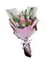 Flores De Rosas Rosadas X6