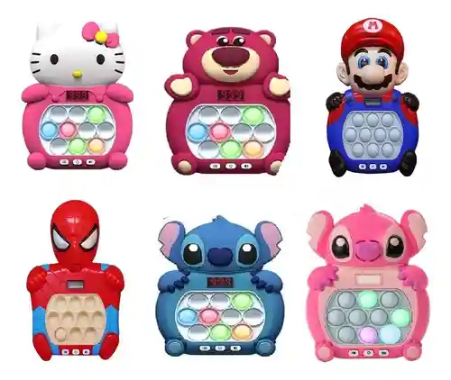 Pop It Pantalla Personajes