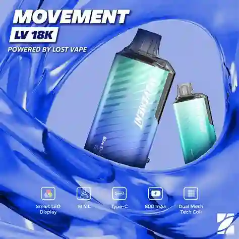 Movement 18000 Puff Blue Slurpee