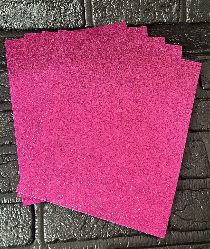 Fomi Fucsia Escarchado 1/8