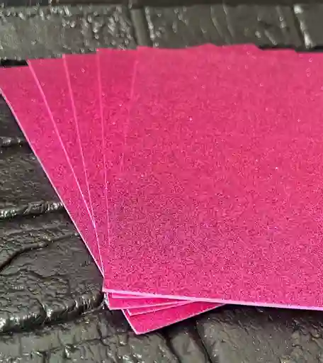 Fomi Fucsia Escarchado 1/8