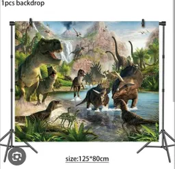 Fondo O Afiche Dinosaurios Para Fietas