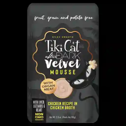 Tiki Cat After Dark Velvet Mousse - Pollo En Caldo De Pollo - 80 Gr - Pouch