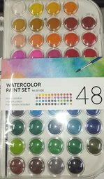 Acuarela X48 Colores + Pincel