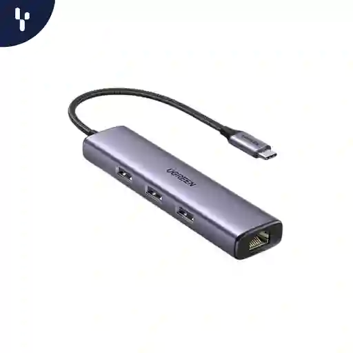 Adaptador Ugreen Hub Usb-c 7 Puertos Ugreen 4k Hdmi/ Usb-c/ Usb 3.0/rj45 (cm512-15598)