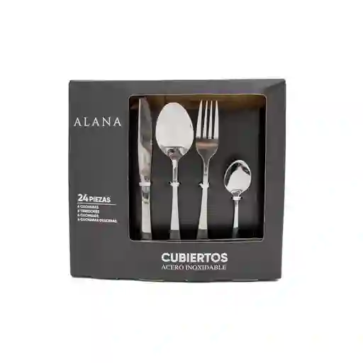 Set De Cubiertos X 24 Piezas - Mónaco