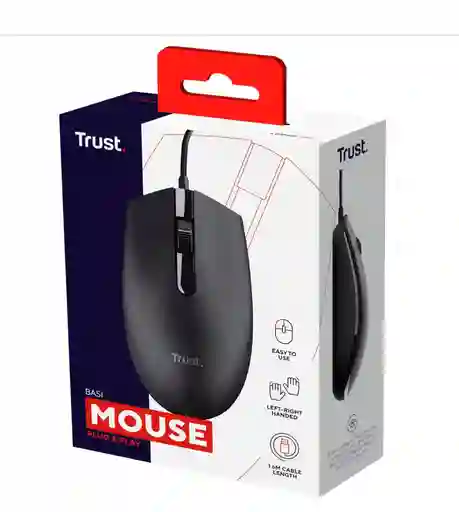 Mouse Plug Play Trust Basi Usb