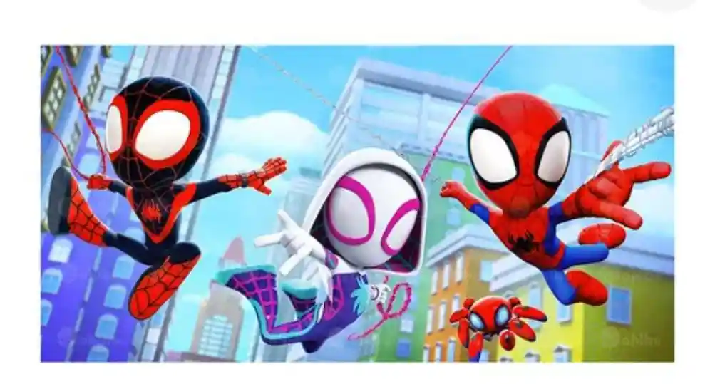 Fondo O Afiche Spidey Para Fiesta