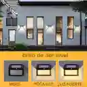 Lampara Solar De Pared Exteriores 3 Bombillos Led 5w Bk-888