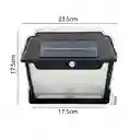 Lampara Solar De Pared Exteriores 3 Bombillos Led 5w Bk-888