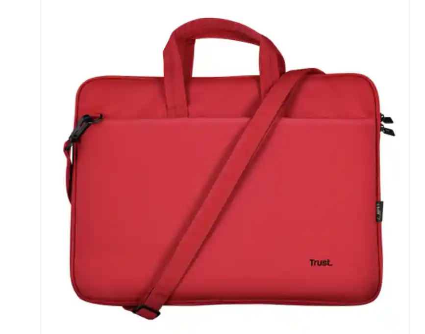 Maletín Bologna Fino Y Ecológico Para Portátiles De 16 Pulgadas - Rojo