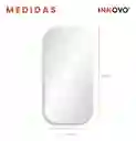 Espejo Decorativo Para Hogar Adhesivo 60 Cm Alto Elegante Fácil De Instalar Borde Curvo