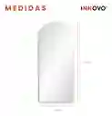 Espejo Pared Decorativo 120 Cm Alto Adhesivo Fácil Instalación No Vidrio