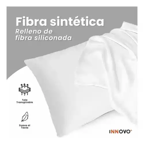 Almohada Confort Siliconado Acolchada Innovo