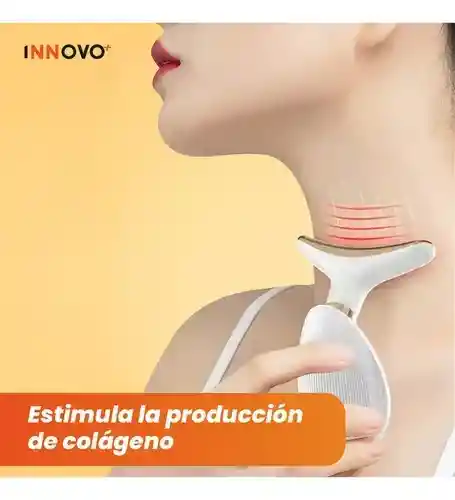 Masajeador De Yoga Fácil Reductor Papada Perfila Rostro Reduce Flacidez Recargable Innovo