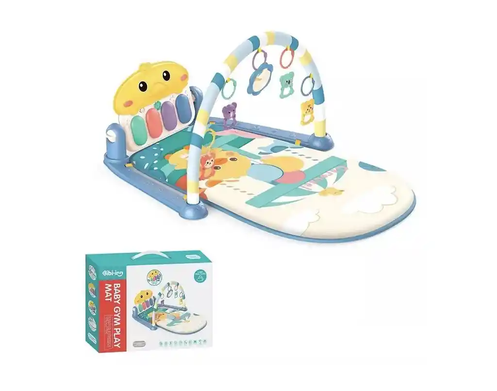 Gimnasio Para Bebe, Tapete Didactico Con Pato Piano Musical