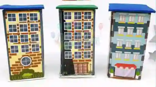 Edificio Para Maqueta 3.5cm X 7cm