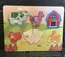 Rompecabezas Madera Animales Juego Didactico 22x30 Cm