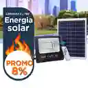 Reflector Solar 100w Lampara Led Panel Solar Control Remoto Cl-750