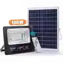 Reflector Solar 100w Lampara Led Panel Solar Control Remoto Cl-750