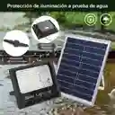 Reflector Solar 100w Lampara Led Panel Solar Control Remoto Cl-750