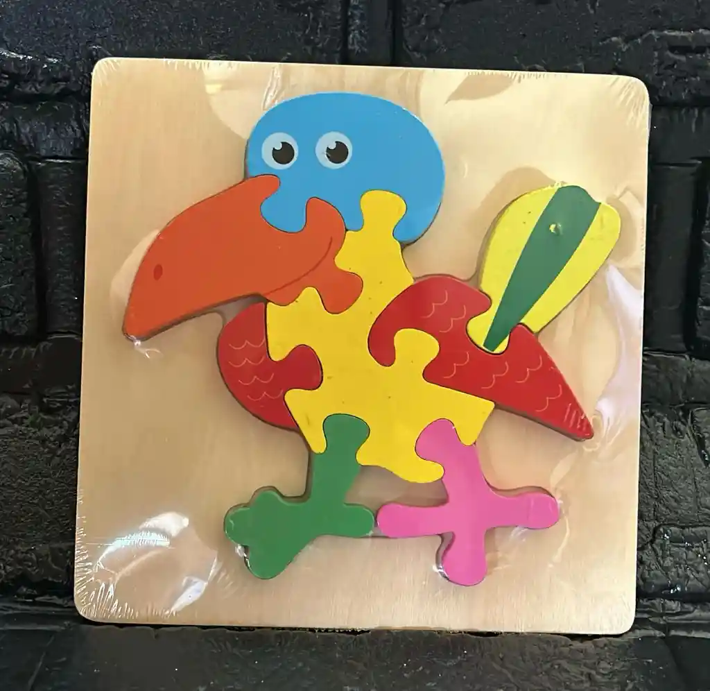 Rompecabezas Madera Pequeño Juego Didactico