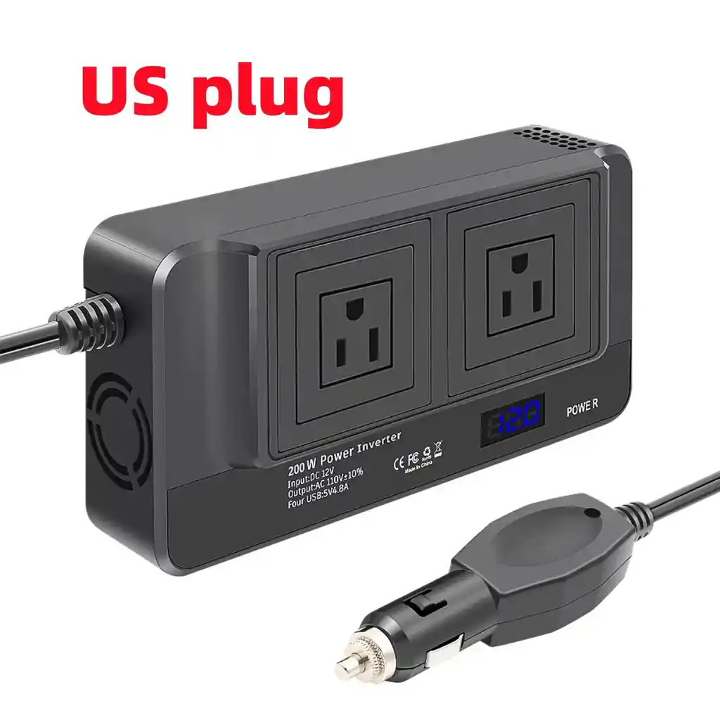 Inversor De Corriente Para Auto 200w