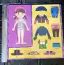 Rompecabezas Madera Niña Cuerpo Humano Vestir Juego Didactico