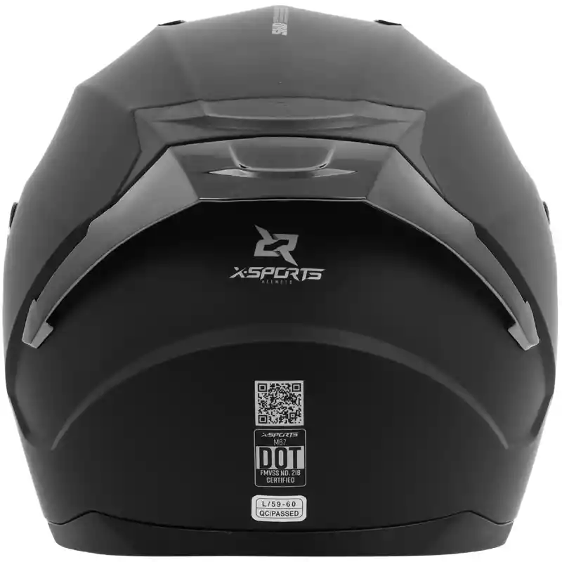 Casco X-sports M67 Moto Proteccion Aleron Certificado Disponible 1 En Talla S