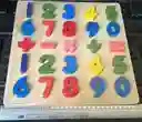 Rompecabezas Madera Numeros Juego Didactico 30*30 Cm