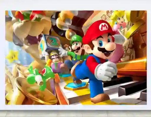 Fondo O Poster Para Fiesta Mario Bros